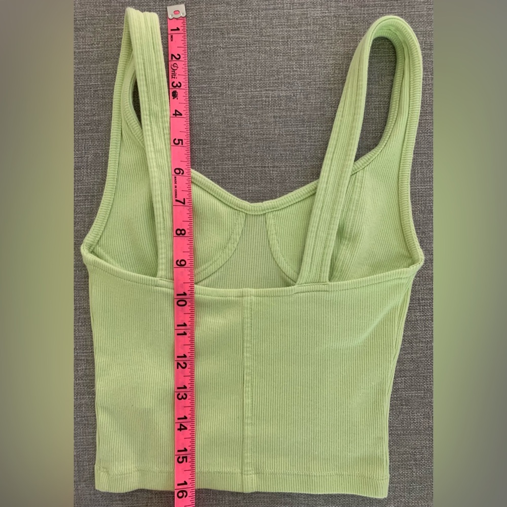 Aerie Lime Green Tank Top - Picture 9 of 11